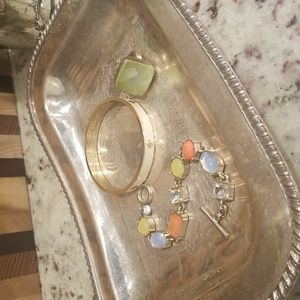 Loft and Kate spade bracelets and ring